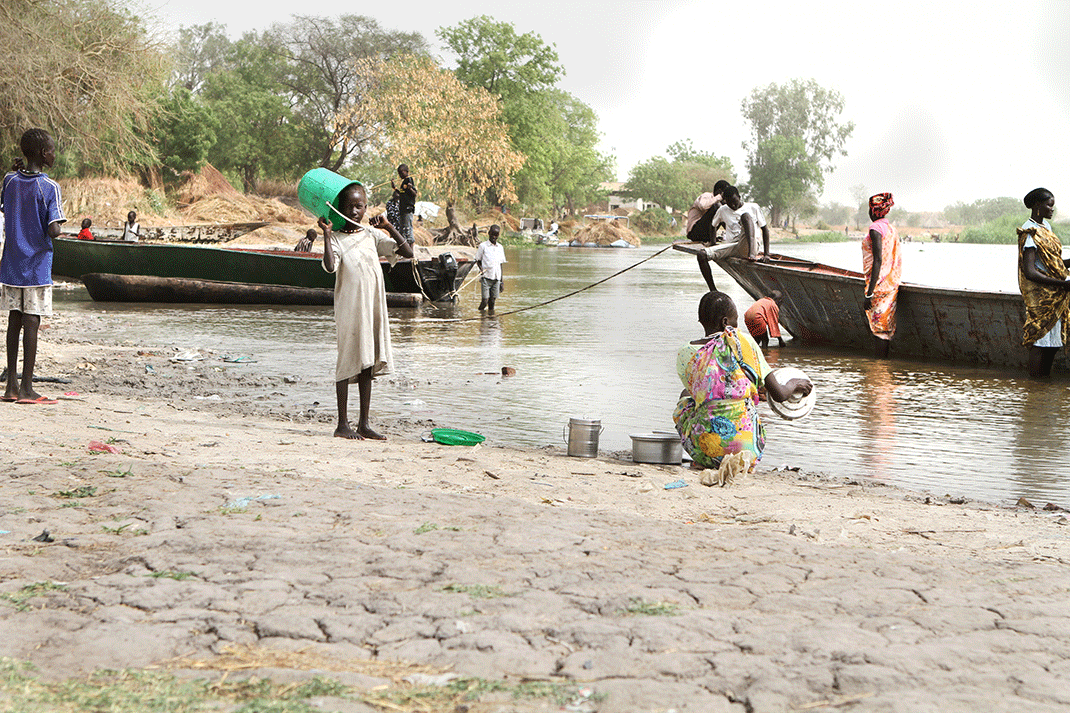 Kids in River